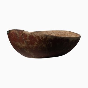 19th-Century Swedish Country Wooden Bowl-MJF-1118199