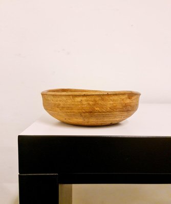 19th Century Swedish Folk Art Wooden Farmers Bowl-UYK-806794