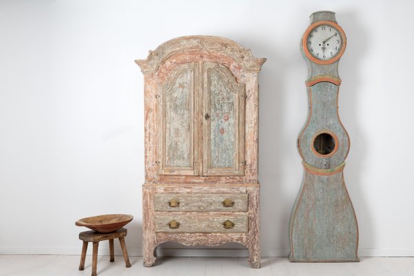 19th-Century Swedish Rococo Long Case Clock-MJF-931135