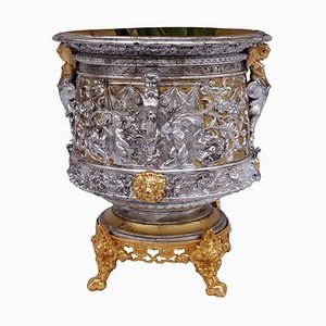 19th Century Terracotta and Bilt Bronze Planter-CEJ-488217