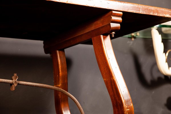 19th Century Tuscan Walnut Dining or Writing Table-MBH-1032478