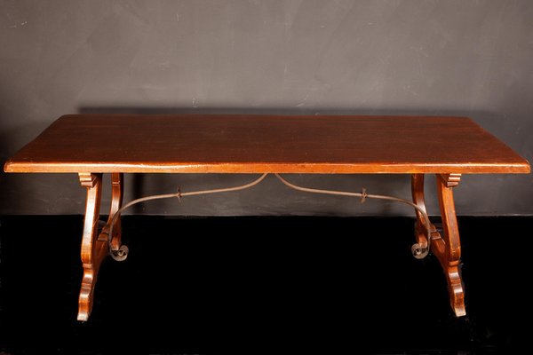 19th Century Tuscan Walnut Dining or Writing Table-MBH-1032478