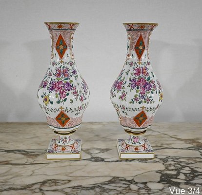 19th Century Vases from Samson, Set of 2-RVK-1378177