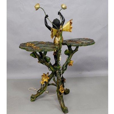 19th Century Venetian Grotto Table with Fairy Tale Elf, 1890s-KJP-1423588