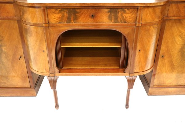 19th Century Victorian Flamed Mahogany Sideboard-XID-1420745