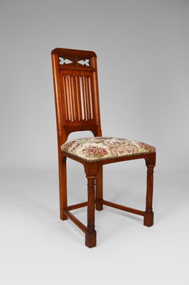 19th Century Victorian Gothic Revival Chairs in Carved Walnut, Set of 2-XNH-698853