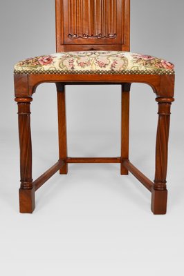 19th Century Victorian Gothic Revival Chairs in Carved Walnut, Set of 2-XNH-698853