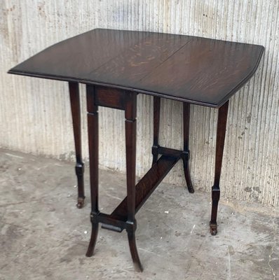 19th-Century Victorian Small Folding Side Table-PSK-1002625