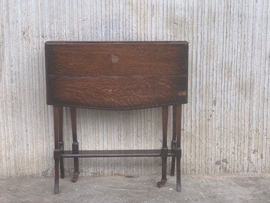 19th-Century Victorian Small Folding Side Table-PSK-1002625