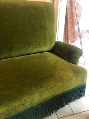 19th Century Wall Sofa in Pierre Frey Velvet-ULU-2042091