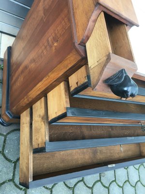 19th Century Walnut and Marble Dressing Table-WQQ-657647