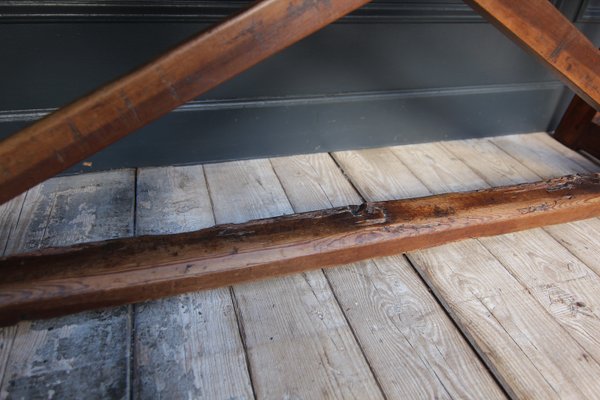 19th Century Walnut and Pine Spanish Trestle Table-TAT-2032436