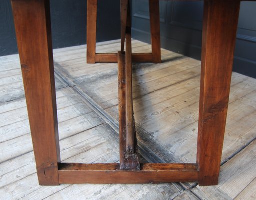 19th Century Walnut and Pine Spanish Trestle Table-TAT-2032436