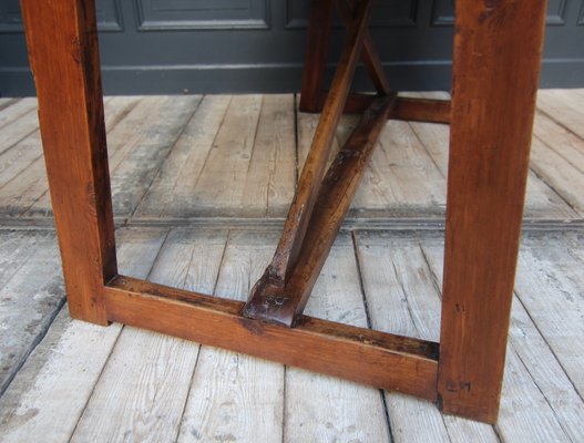 19th Century Walnut and Pine Spanish Trestle Table-TAT-2032436