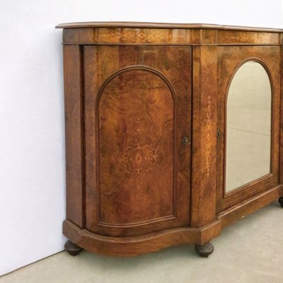 19th Century Walnut Burl Sideboard, England-BEW-1313255