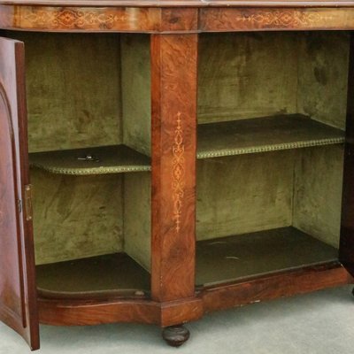 19th Century Walnut Burl Sideboard, England-BEW-1313255