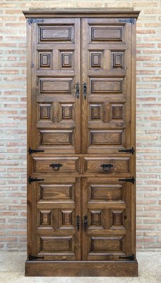 19th-Century Walnut Cupboard-NOU-763699