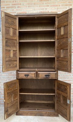 19th-Century Walnut Cupboard-NOU-763699