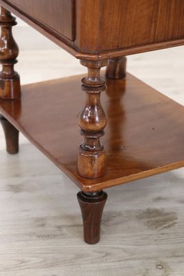 19th Century Walnut Love Nightstand-DCO-1408174