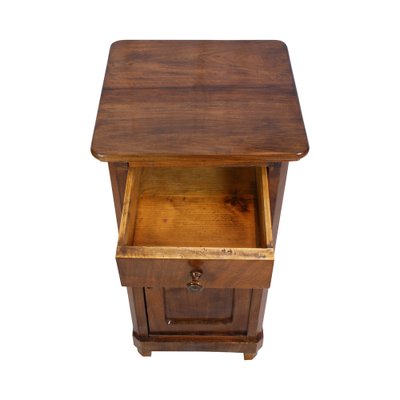 19th Century Walnut Nightstand-WFJ-1823595