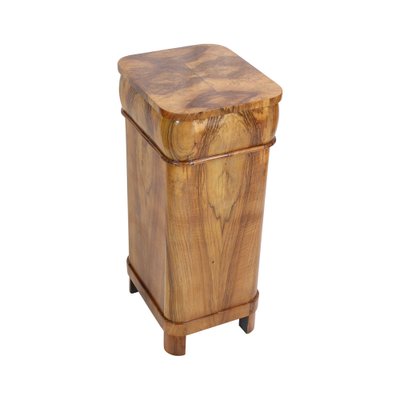 19th Century Walnut Nightstand or Pillar Cabinet-WFJ-1819417