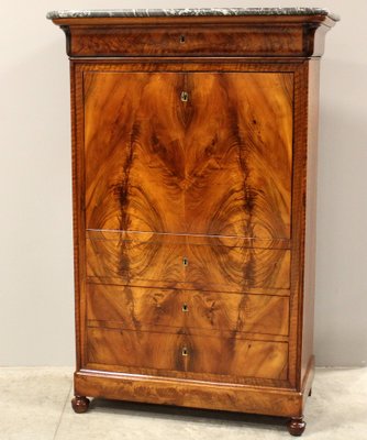 19th Century Walnut Secretaire from Louis Philippe-UMS-1334554