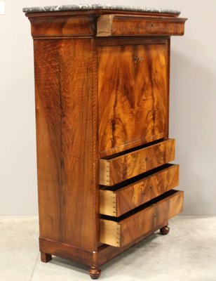 19th Century Walnut Secretaire from Louis Philippe-UMS-1334554