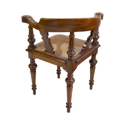 19th Century Wilhelminian Walnut Corner Chair-WFJ-1709103