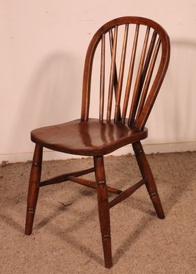 19th Century Windsor Chairs, Set of 4-HPU-2018248