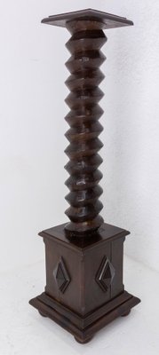 19th Century Wine Press Screw Pedestals Plant Holders, French, Set of 2-RIU-1401300