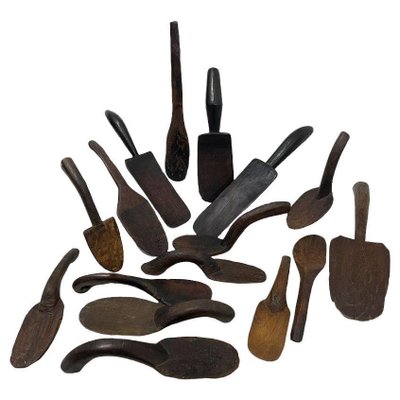 19th Century Wooden Spoons, Set of 16-UCH-1422566