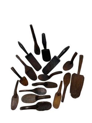 19th Century Wooden Spoons, Set of 16-UCH-1422566