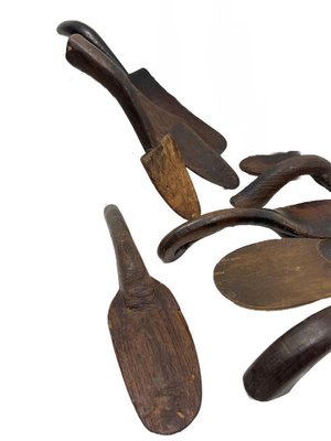 19th Century Wooden Spoons, Set of 16-UCH-1422566