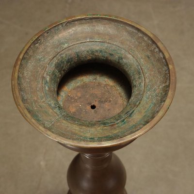 19th or 20th Century Bronze Candleholder, Italy-VMM-1344641