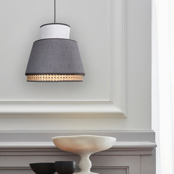 Pendant Lamp Singapour M by Market Set #White/Anthracite