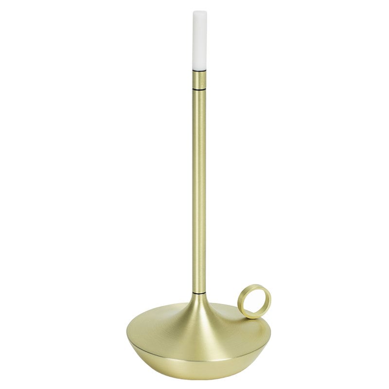 Wick portable table lamp by Graypants #brass #