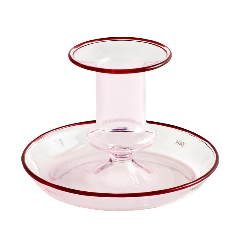 Flare candleholder by HAY #pink #