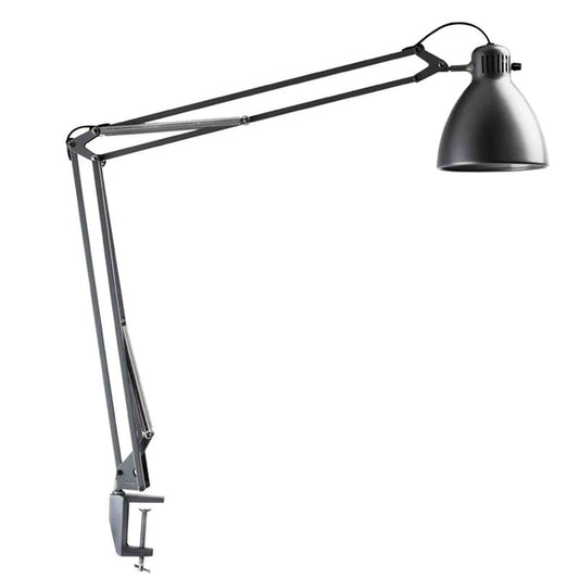 L-1 LED desk lamp by Luxo #aluminium grey #