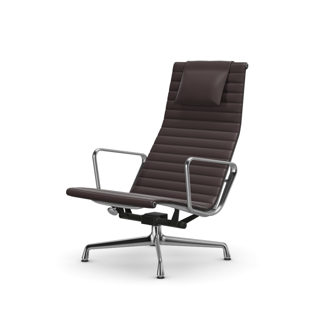 Aluminium Chair EA 124 – Lounge (Cover material - Fabric Leather)