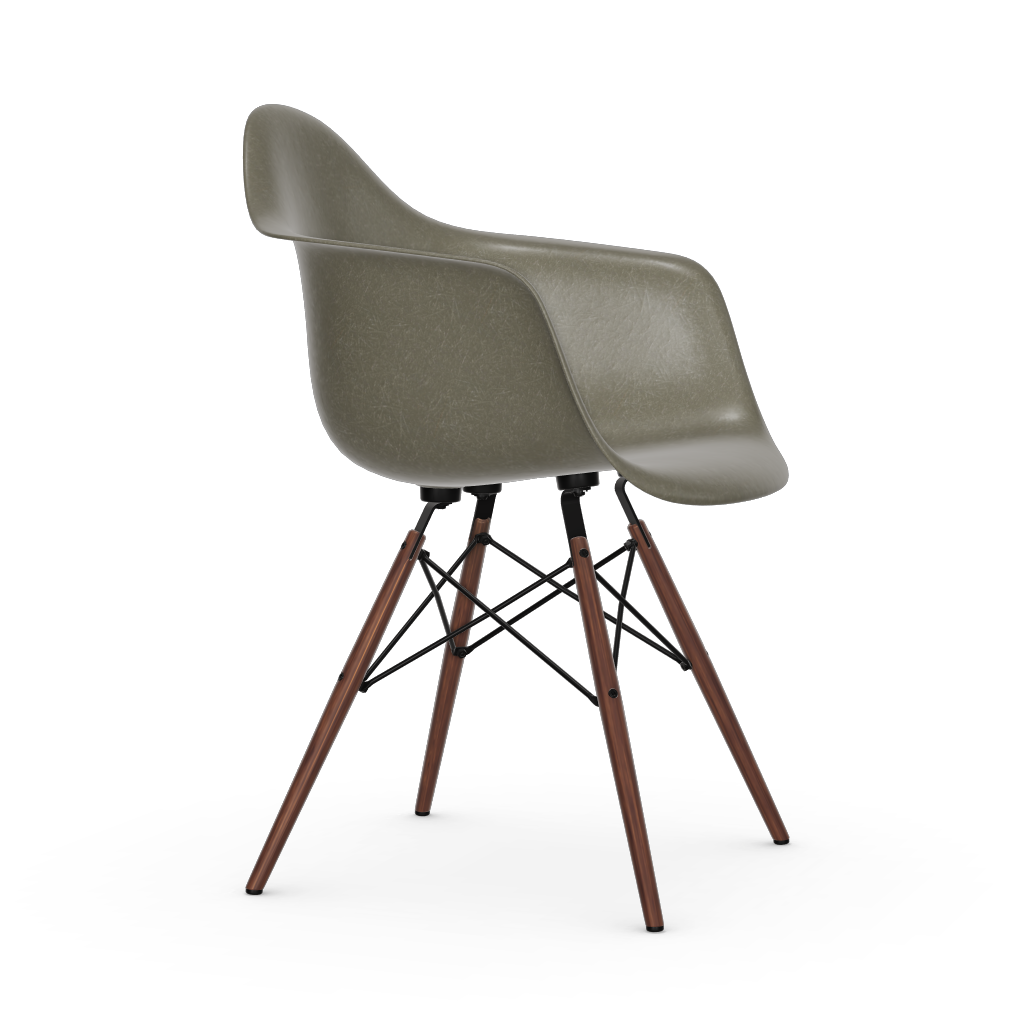 Eames Fiberglass Armchair DAW (without upholstery) by Vitra