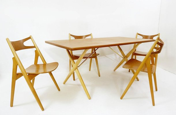 1st Edition 303 Dining Table by Hans J. Wegner for Andreas Tuck-JG-1239482