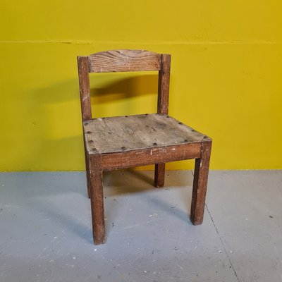 1st Half of the 20th Century French Wooden Childrens Chair, 1930s-VHW-2026723