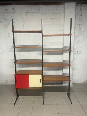 2-Bay Teak Bookcase, 1960s-JHL-2034583