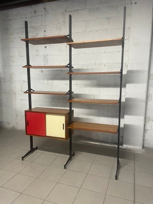 2-Bay Teak Bookcase, 1960s-JHL-2034583