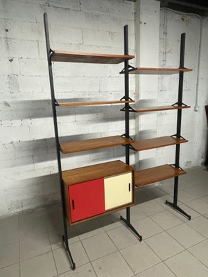 2-Bay Teak Bookcase, 1960s-JHL-2034583