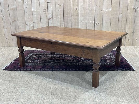 2-Drawer Teak Coffee Table, 1950s-QYF-1718319