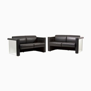 2-Seat Sofa Settee by Trix & Robert Haussmann for Knoll, 1980s, Set of 2-SFD-1056772