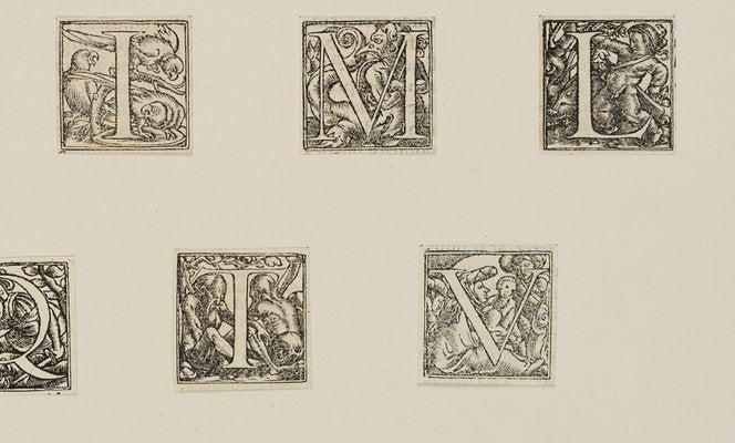 2 Series With Pictorial Initials, 1640, Woodcut-OJR-1273235