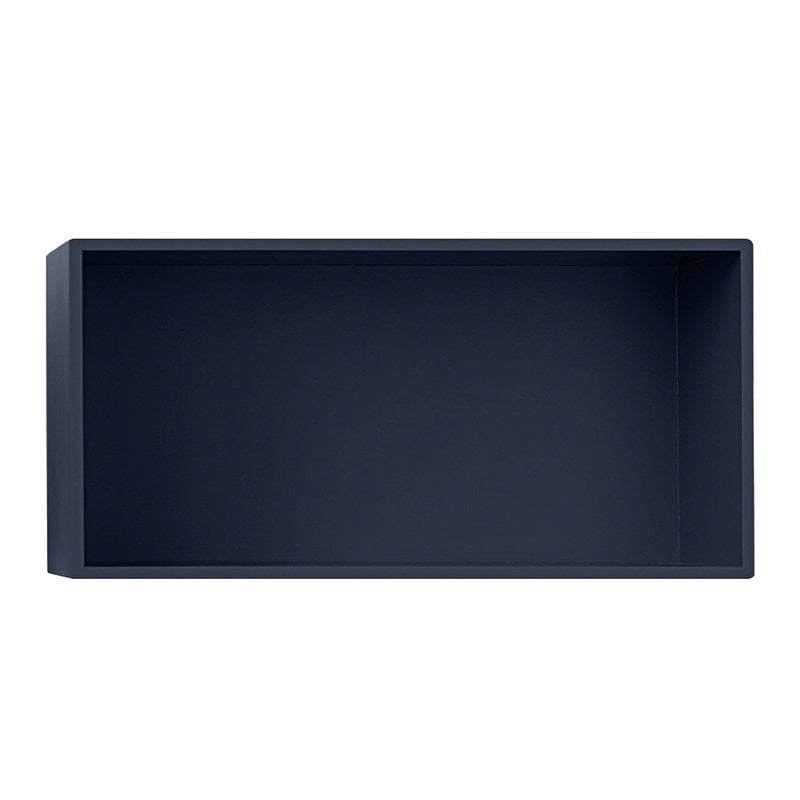 Mini Stacked 2.0 shelf module by Muuto #large, midnight blue #