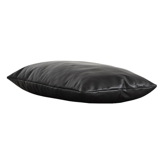 Level cushion for daybed by Woud # black leather Envy #